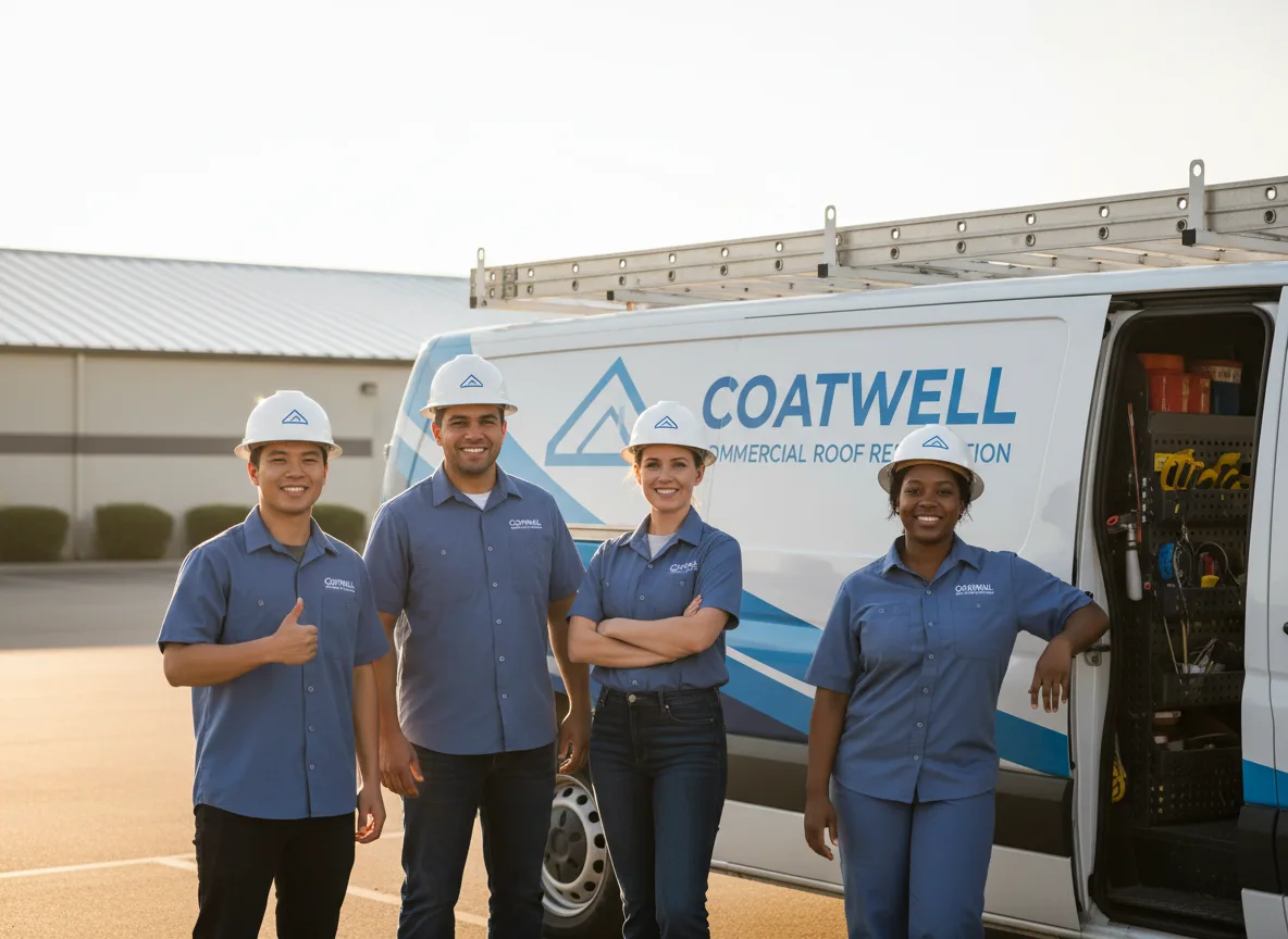 Commercial roof coating company in Mount Auburn, IL
